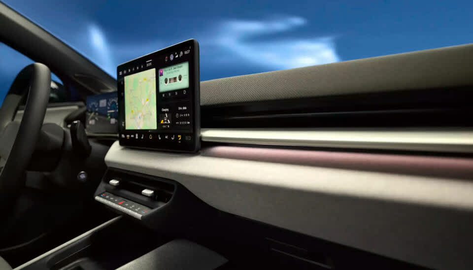 futuristic vehicle cockpit